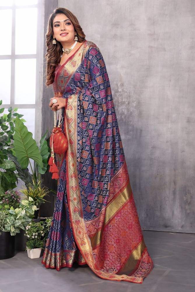 SRC Raanisa Designer Patola Silk Wedding Sarees Wholesale Shop In Surat
